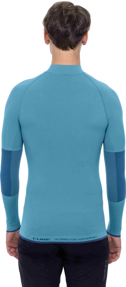 CUBE BASELAYER RACE BE WARM L/S BLUE