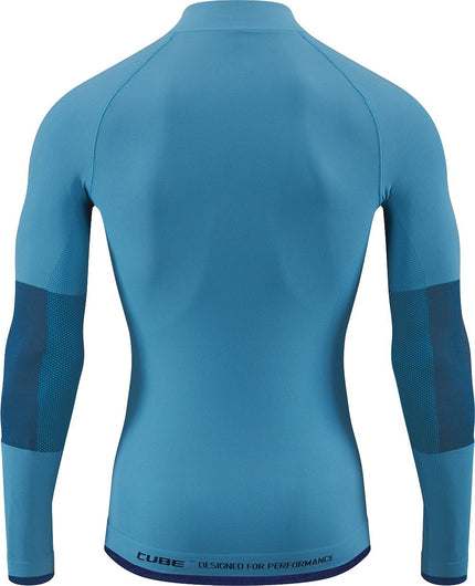CUBE BASELAYER RACE BE WARM L/S BLUE