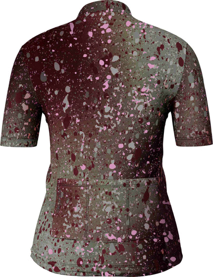 CUBE WS JERSEY CMPT SPRINKLE S/S GREEN