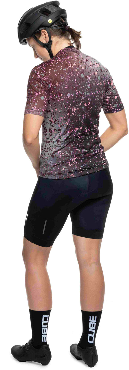 CUBE WS JERSEY CMPT SPRINKLE S/S GREEN