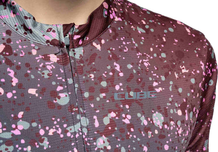 CUBE WS JERSEY CMPT SPRINKLE S/S GREEN