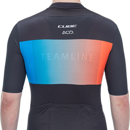 CUBE Teamline Jersey S/S Black/Blue/Red