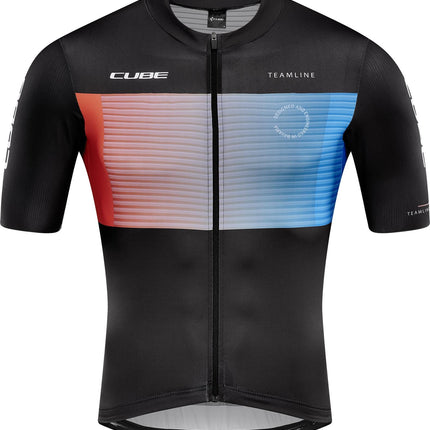 CUBE Teamline Jersey S/S Black/Blue/Red
