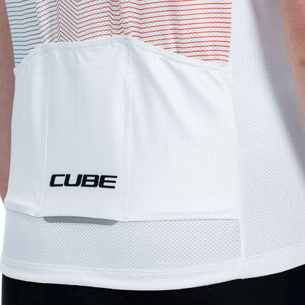 CUBE TEAMLINE JERSEY CMPT S/S WHITE