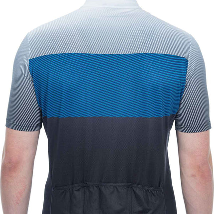CUBE TEAMLINE JERSEY CMPT S/S BLACK/BLUE/GREY