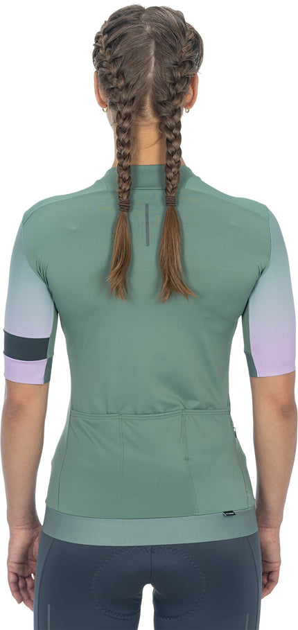 CUBE Blackline WS Jersey Fade S/S Green/Violet