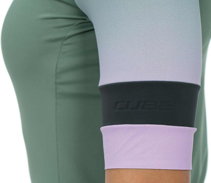 CUBE Blackline WS Jersey Fade S/S Green/Violet