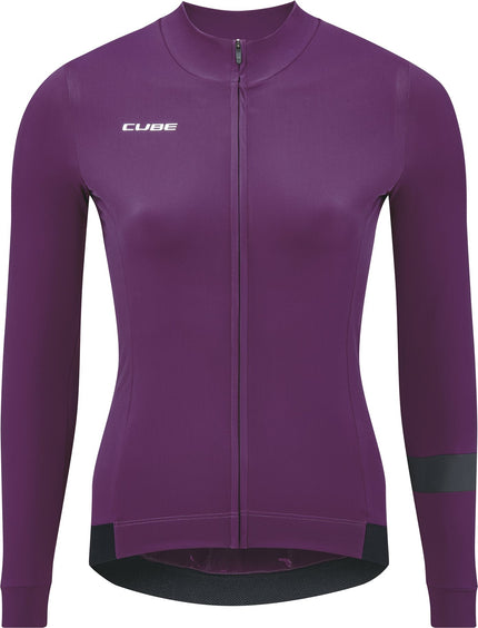 CUBE Blackline WS Jersey L/S Violet
