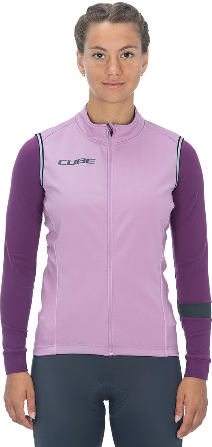 CUBE Blackline WS Softshell Vest Violet