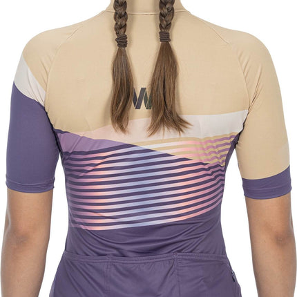 CUBE Teamline WS Jersey S/S Violet/Sand