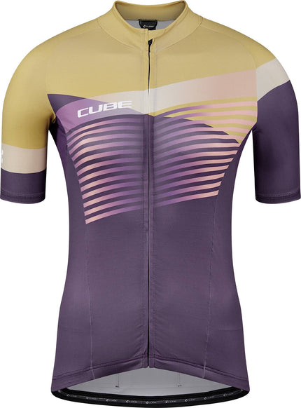 CUBE Teamline WS Jersey S/S Violet/Sand
