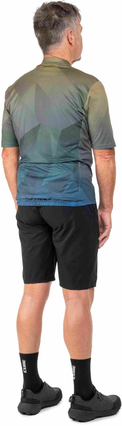 CUBE JERSEY CMPT MOUNTAIN S/S GREEN