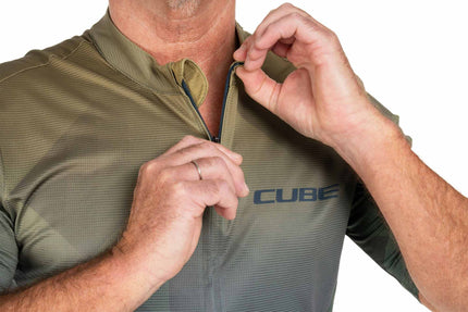 CUBE JERSEY CMPT MOUNTAIN S/S GREEN