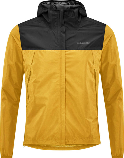 CUBE Atx Rain Jacket Cmpt Yellow/Black
