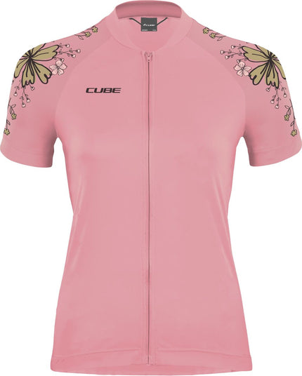 CUBE Atx WS Jersey Full Zip Cmpt S/S Coral