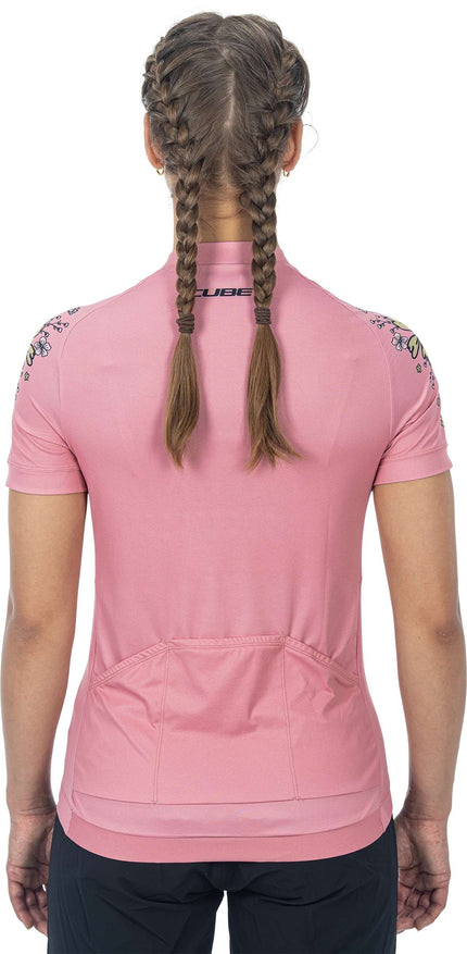 CUBE Atx WS Jersey Full Zip Cmpt S/S Coral