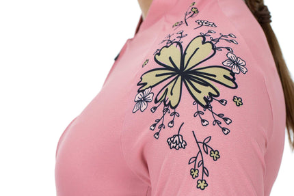 CUBE Atx WS Jersey Full Zip Cmpt S/S Coral