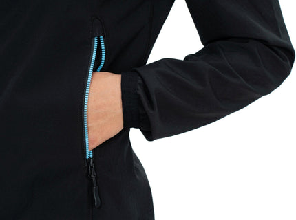 CUBE ATX WS SOFTSHELL JACKET CMPT BLACK/BLUE