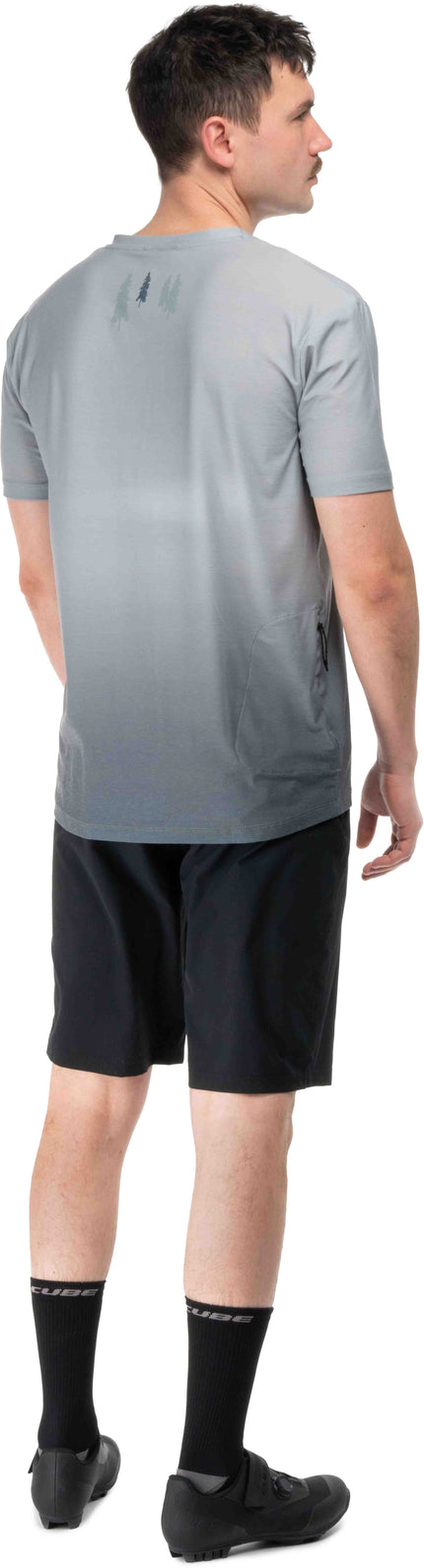 CUBE MTB ROUND NECK JERSEY SOFT TOUCH S/S GREY