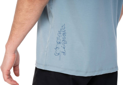CUBE MTB ROUND NECK JERSEY SOFT TOUCH S/S BLUE