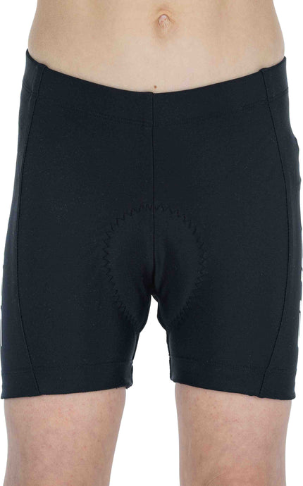 CUBE ROAD/XC CYCLE SHORTS TEAMLINE ROOKIE BLACK/WHITE