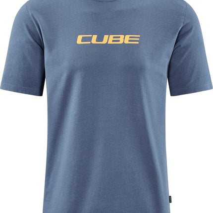 CUBE Organic T-Shirt Mountains Blue