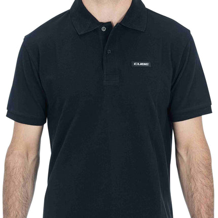 CUBE Organic Polo Shirt Black