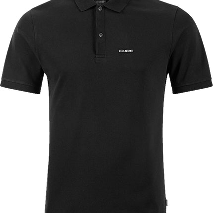 CUBE Organic Polo Shirt Black