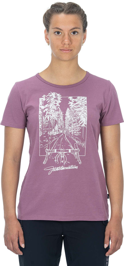 CUBE Organic WS T-Shirt Fichtelmountains Berry