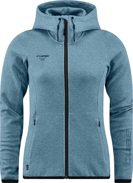 CUBE WS Zip Hoodie Advanced Blue
