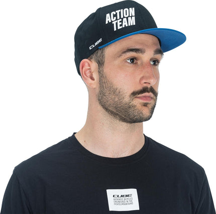 CUBE Freeride Cap X Actionteam Black/Blue