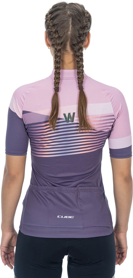 CUBE Teamline WS Jersey S/S Violet/Rose