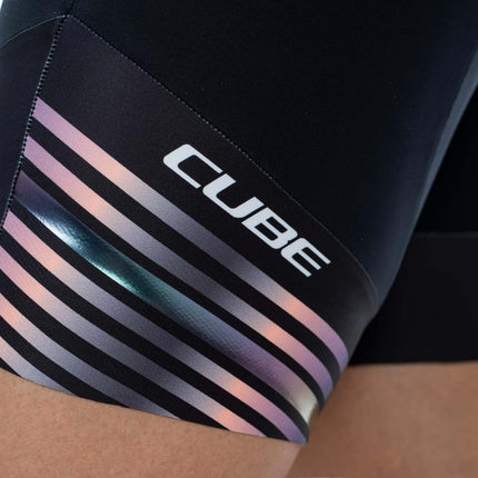 CUBE Teamline WS Cycle Shorts Black/Violet