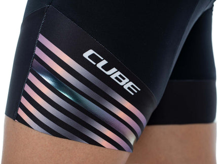 CUBE Teamline WS Cycle Shorts Black/Violet