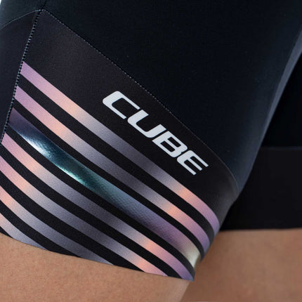 CUBE Teamline WS Cycle Shorts Black/Violet