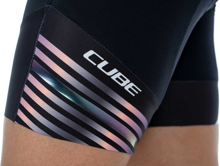CUBE Teamline WS Cycle Shorts Black/Violet