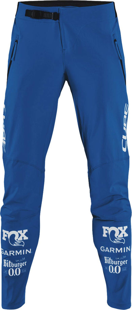 CUBE MTB PANTS X ACTIONTEAM BLUE