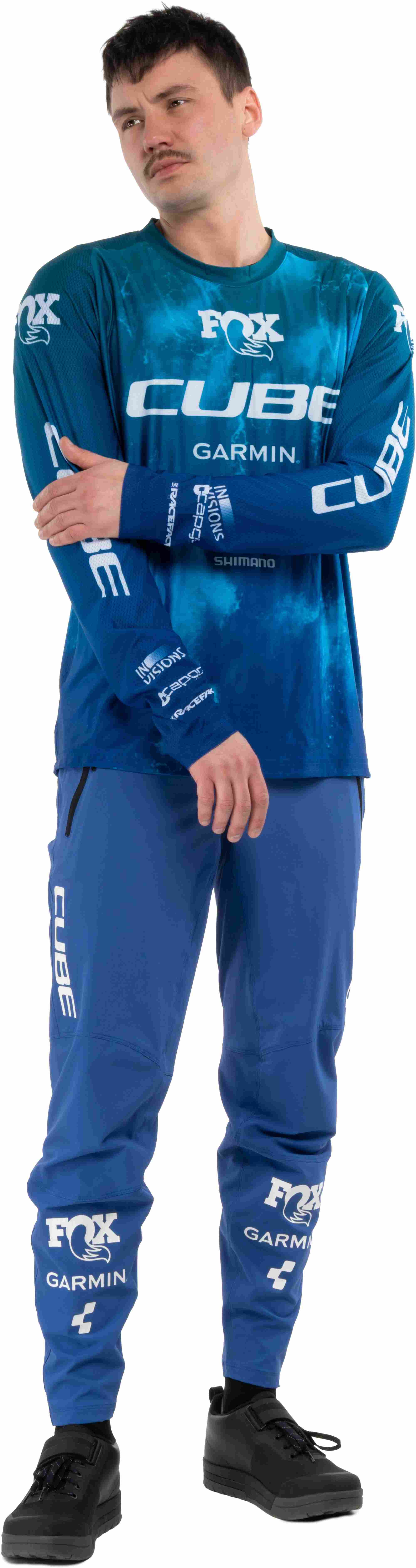 CUBE MTB PANTS X ACTIONTEAM BLUE – cubestores.nl