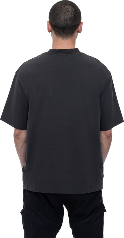 CUBE ORGANIC T-SHIRT LOGO DROPSHOULDER ANTHRACITE