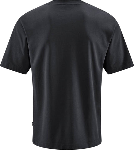 CUBE ORGANIC T-SHIRT LOGO DROPSHOULDER ANTHRACITE