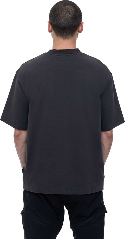 CUBE ORGANIC T-SHIRT LOGO DROPSHOULDER ANTHRACITE