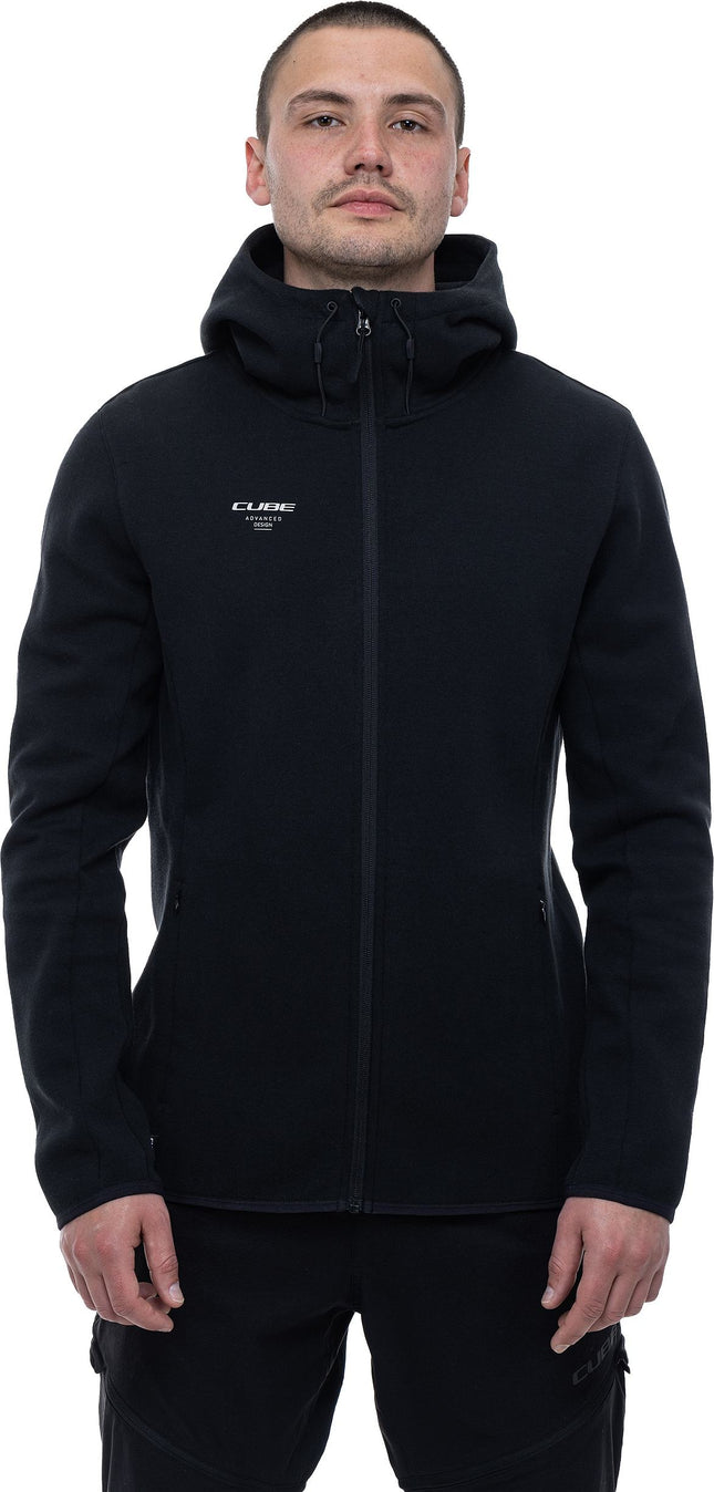 Cube Zip Hoodie Advanced Black