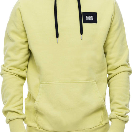 Cube Organic Hoodie Lime