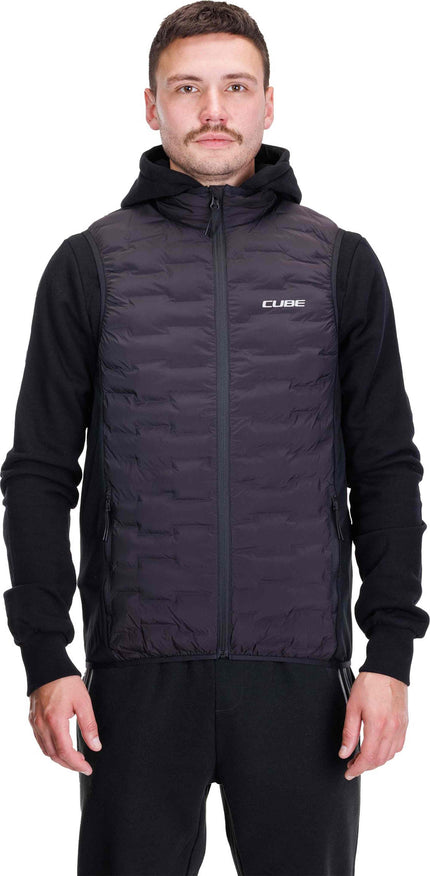 Cube Padded Vest Black