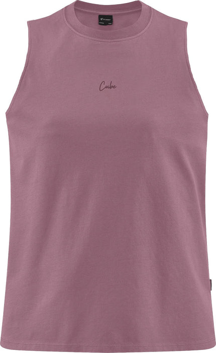 Cube Organic WS Tank Top Washed Plum