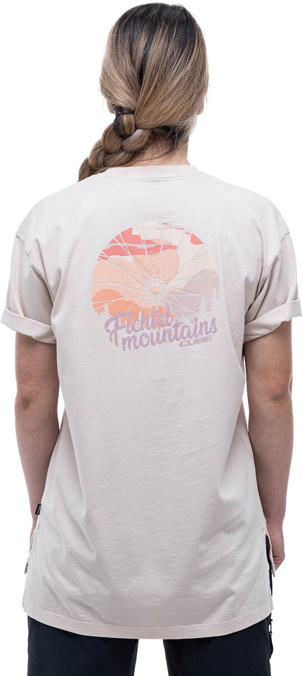 Cube Organic WS T-Shirt Fichtelmountains Gty  Sand