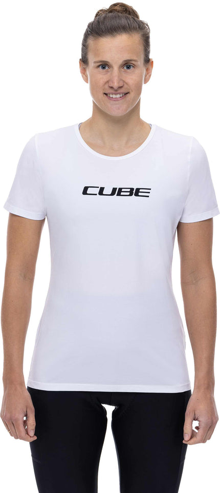 Cube Organic WS T-Shirt Classic Logo White
