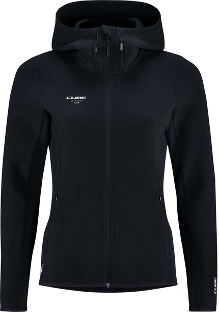 CUBE WS ZIP HOODIE ADVANCED BLACK