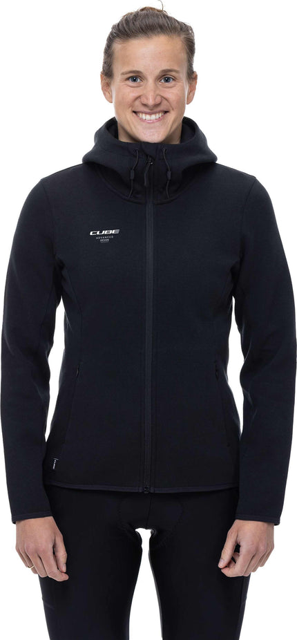 CUBE WS ZIP HOODIE ADVANCED BLACK
