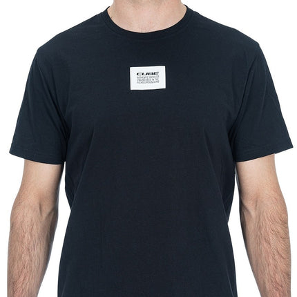 CUBE ORGANIC T-SHIRT LOGOWEAR GTY FIT BLACK